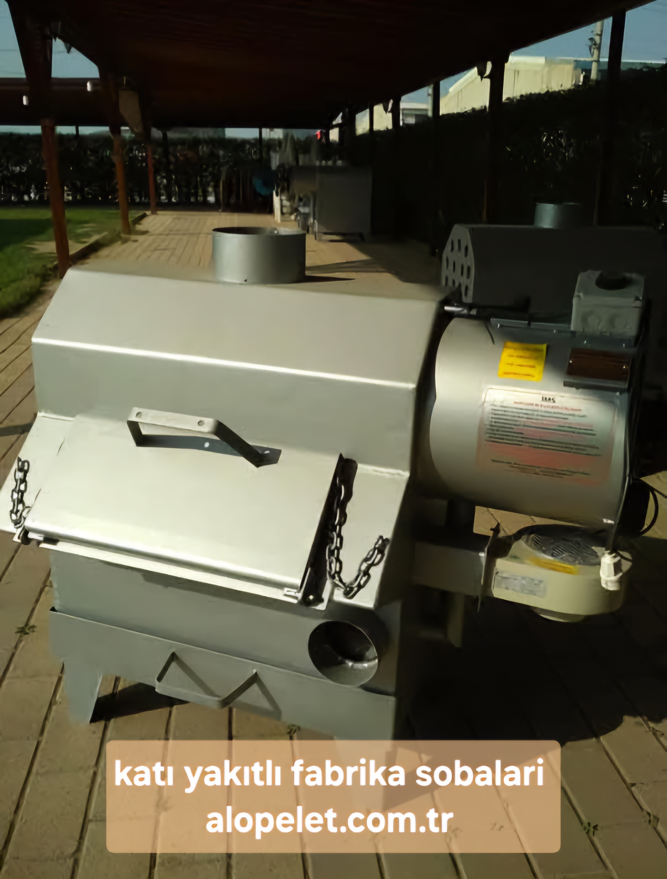 500 metre kare katı yakıtlı fabrika sobaları