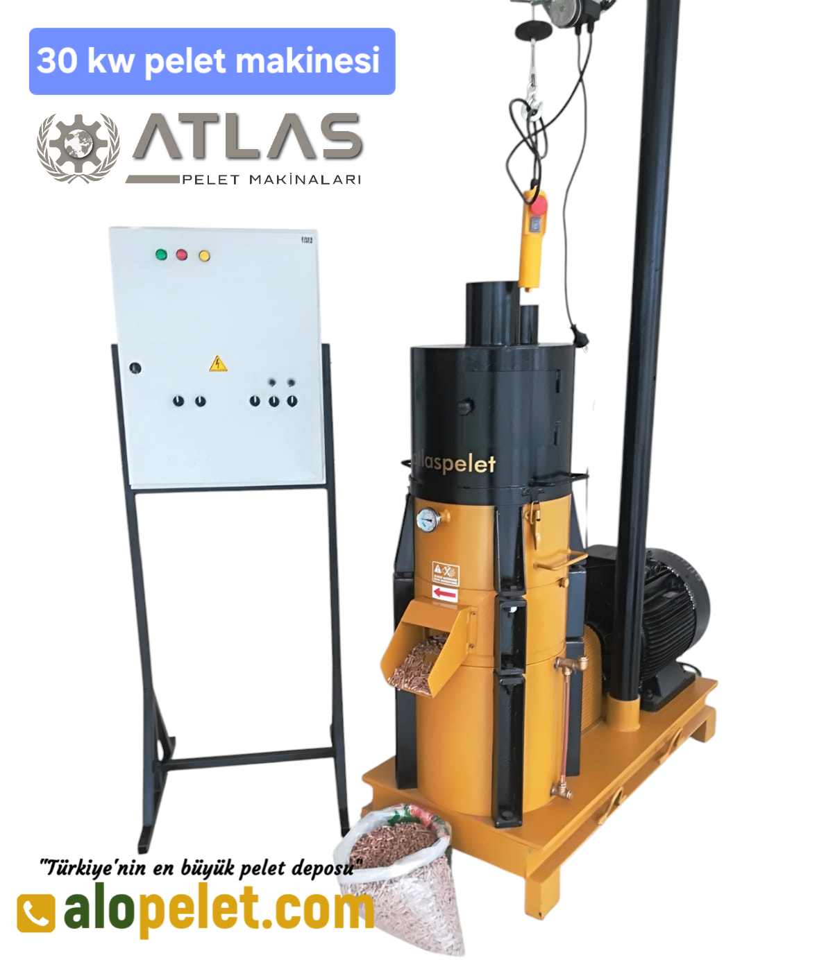 30 KW ATLAS PELET MAKİNASI