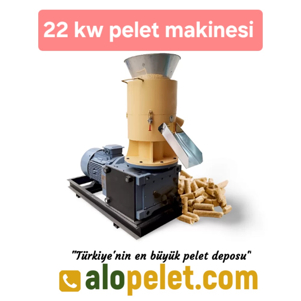 22 KW TALAŞ  PELET MAKİNASI