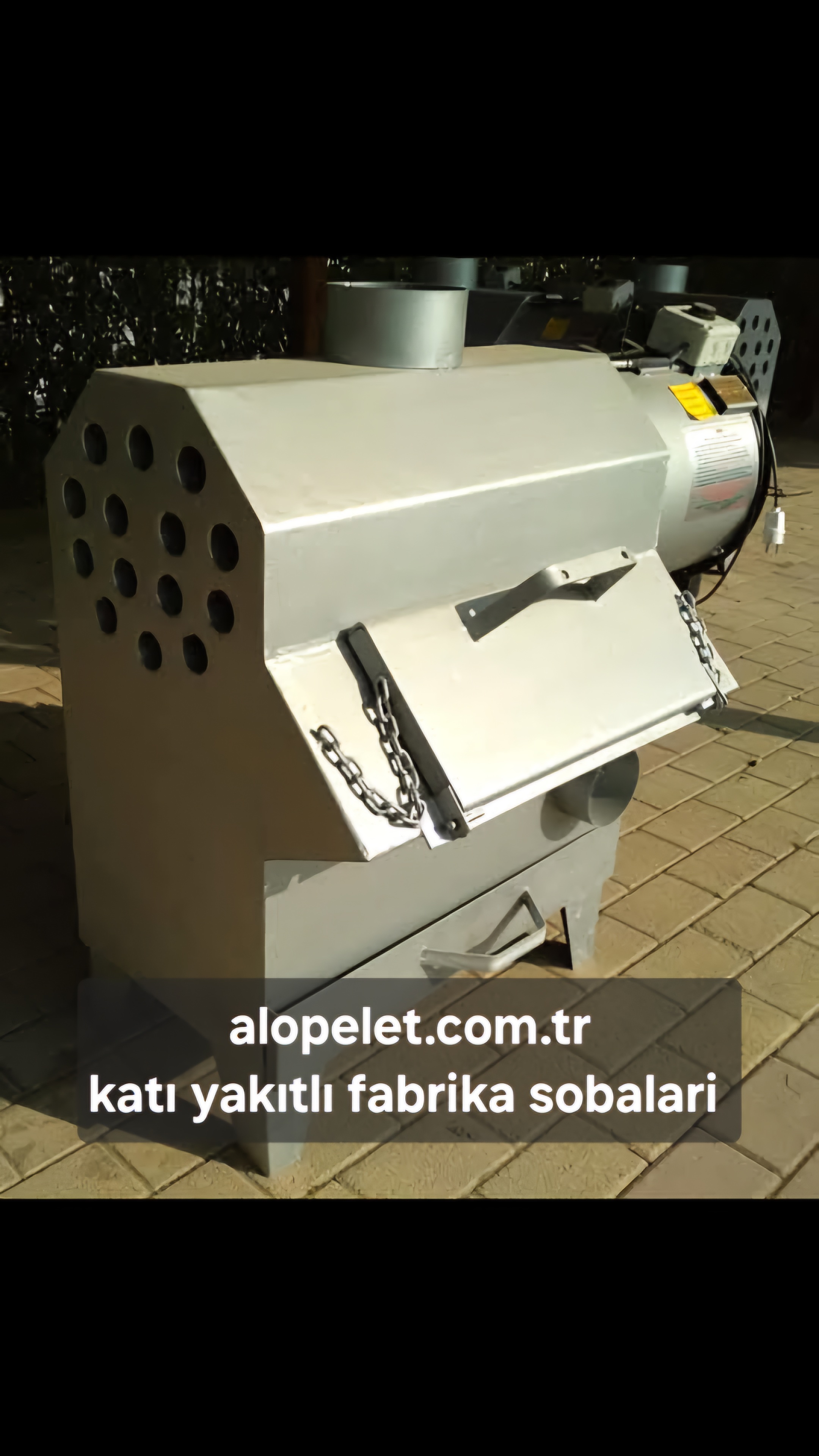 250 metre kare katı yakıtlı fabrika sobaları