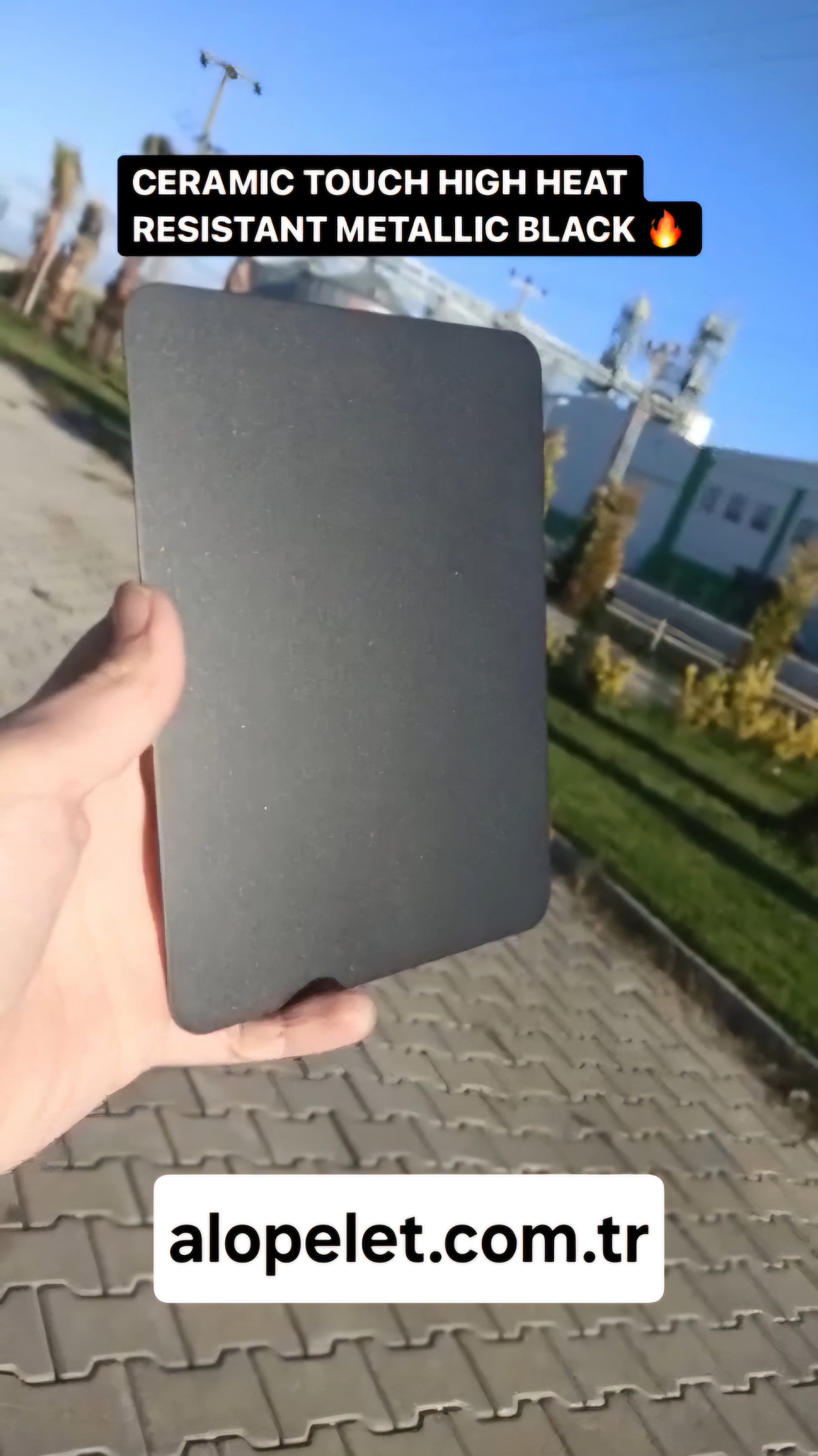 ısıya dayanıklı siyah mat boya 10 lt