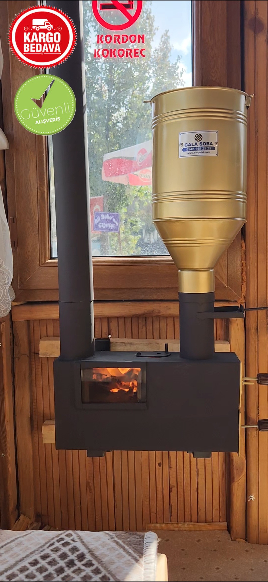 Mini Kamelya Pelet Sobası