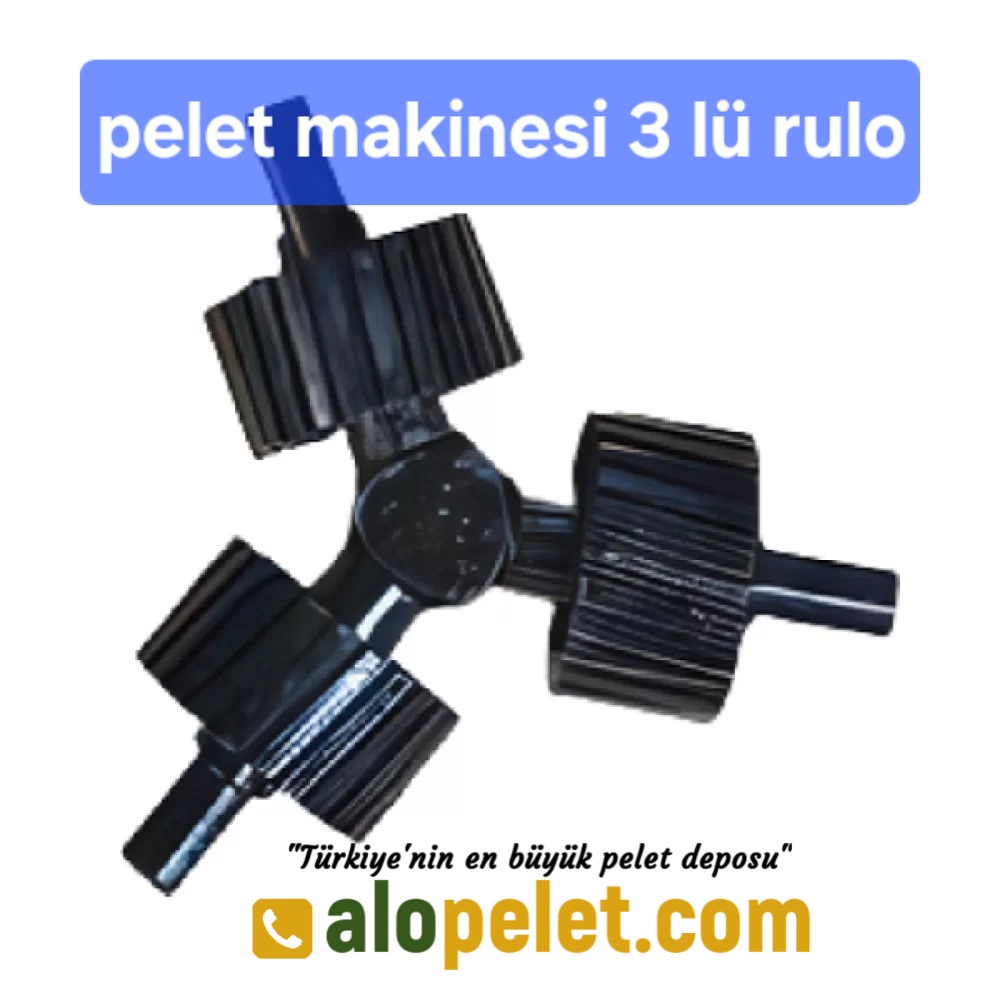 pelet makinesi üçlü rulo