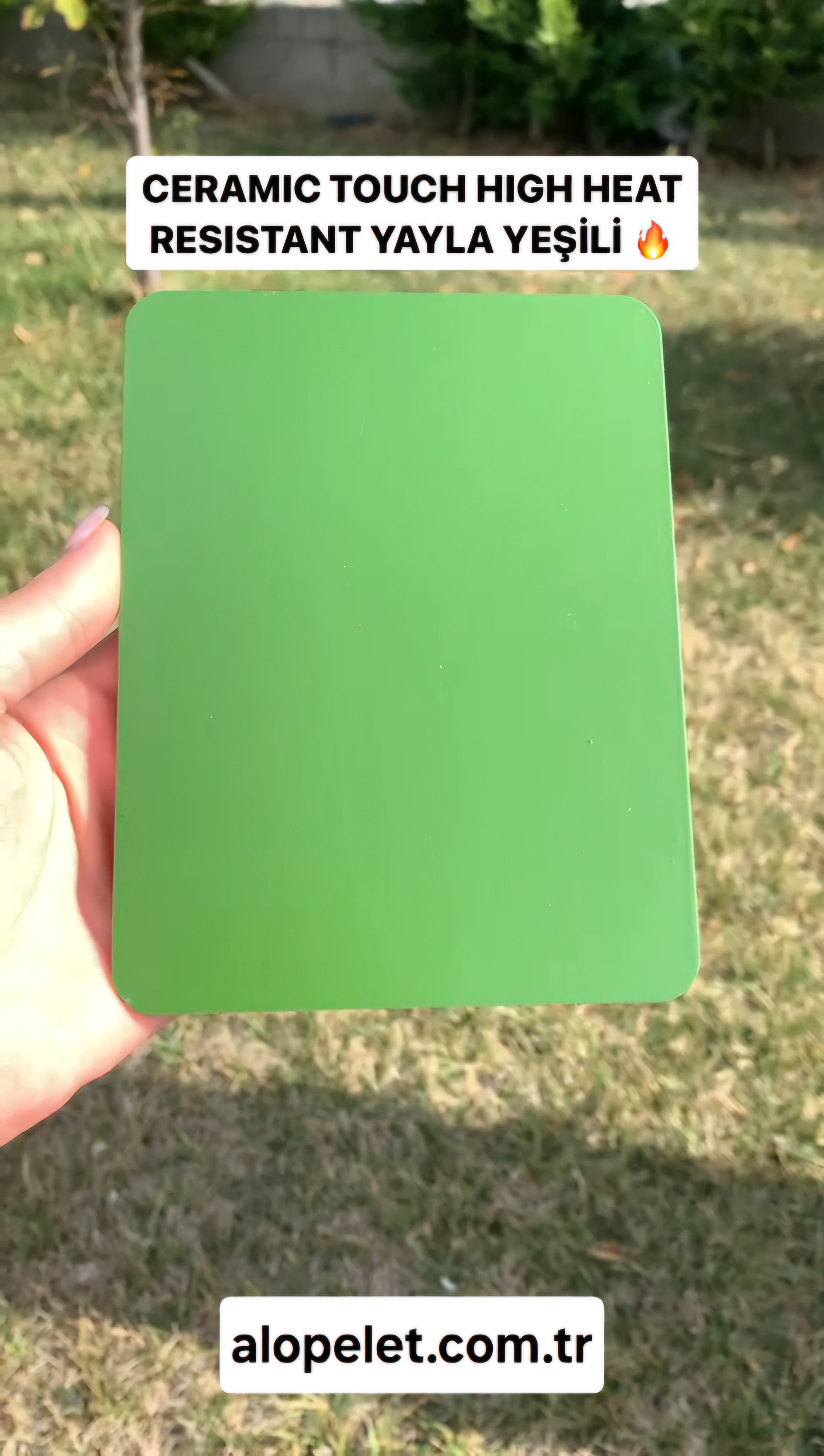 yayla yeşili ısıya dayanıklı boya 10 litre 