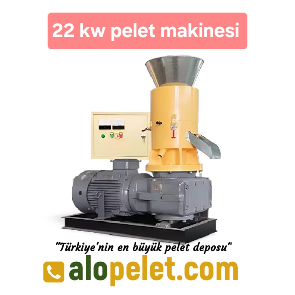 22 KW TALAŞ  PELET MAKİNASI