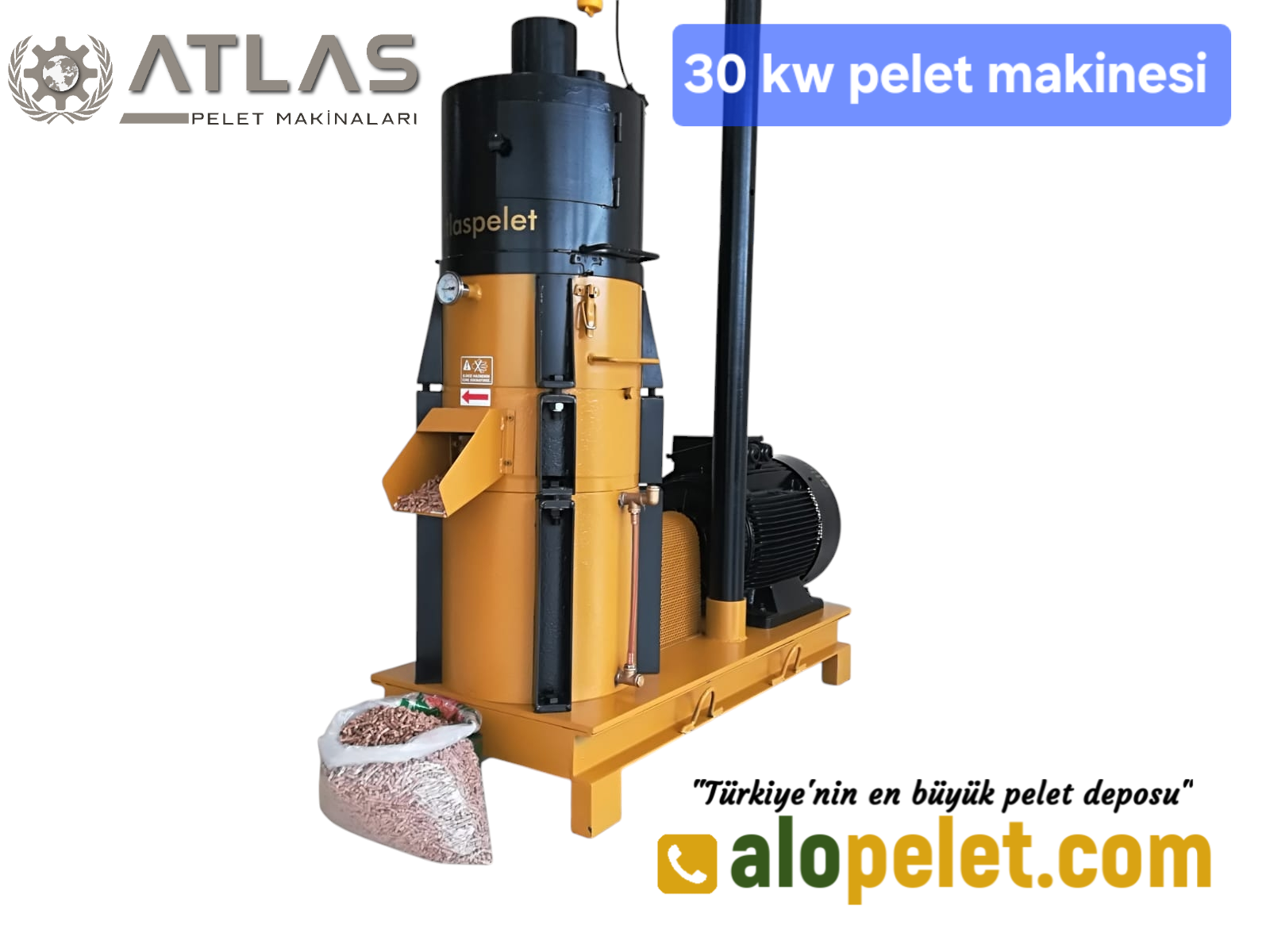 30 KW ATLAS PELET MAKİNASI