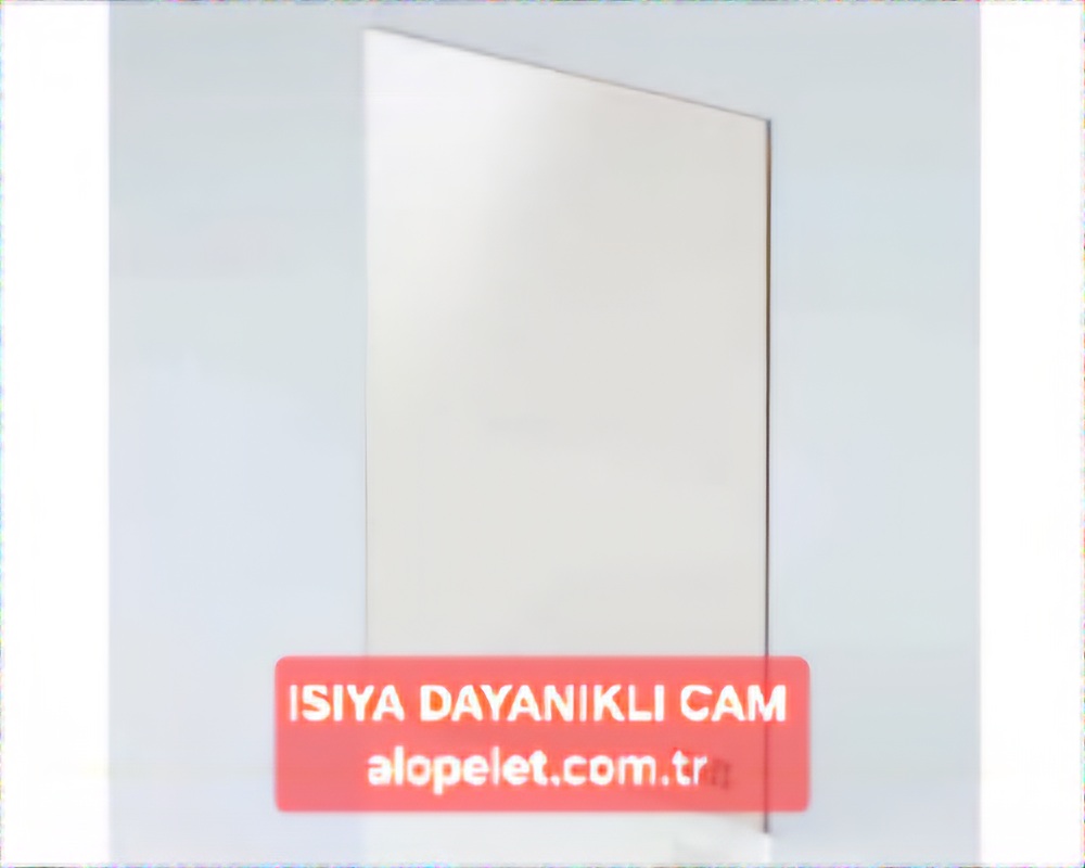 ısıya dayanıklı soba camı 20x30 cm 