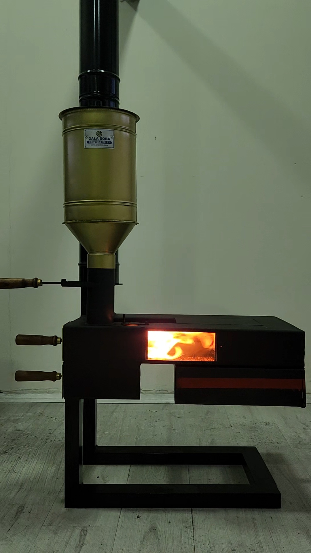 fırınlı ekonomik pelet sobası